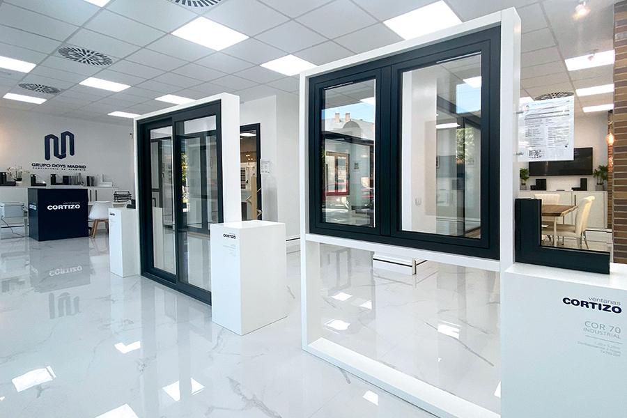 Showroom Grupo Doys - janelas de alumínio e PVC Cortizo