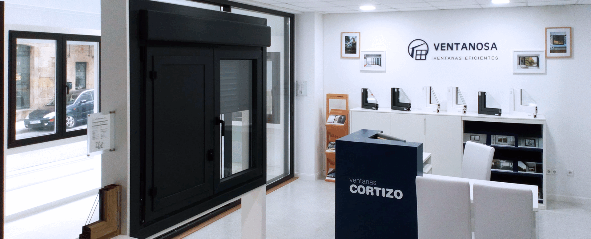 Exposición Janelas Cortizo en Ventanosa - janelas de alumínio e PVC Cortizo